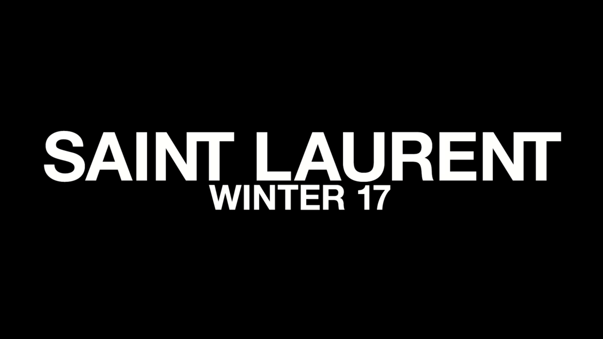 Saint Laurent Paris Fall Winter 2017 Women Fashion Saint Laurent Paris Fall Winter 2017 Women Fashion Show