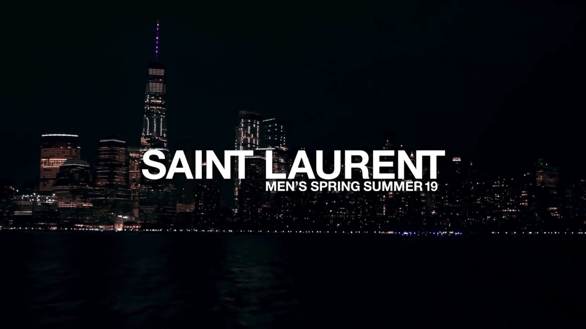 Saint Laurent New-York Spring Summer 2019 Men Fashion Saint Laurent New-York Spring Summer 2019 Men Fashion Show