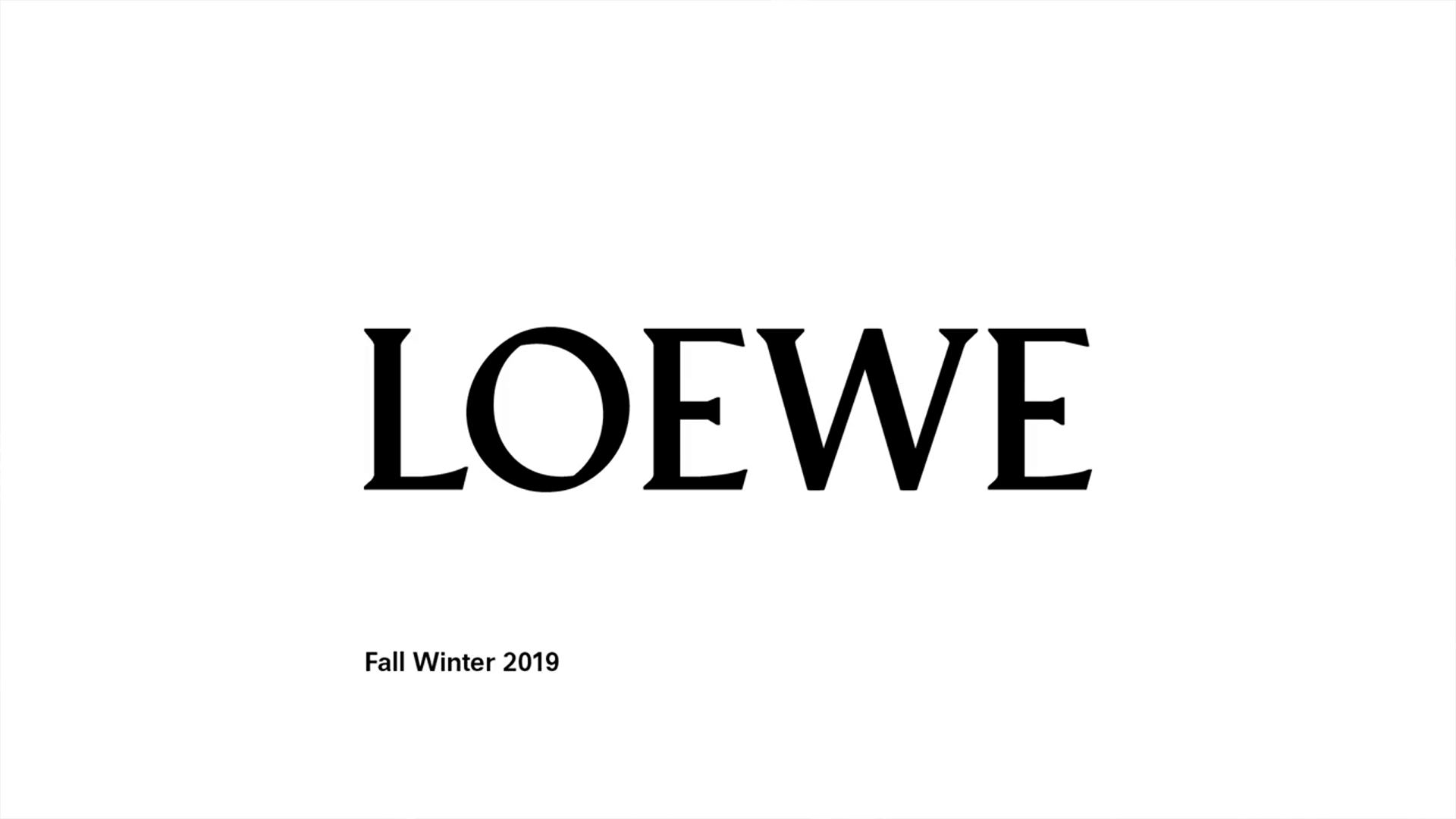 Loewe Fall-Winter 2019 Womens Fashion Loewe Fall-Winter 2019 Womens Fashion Show