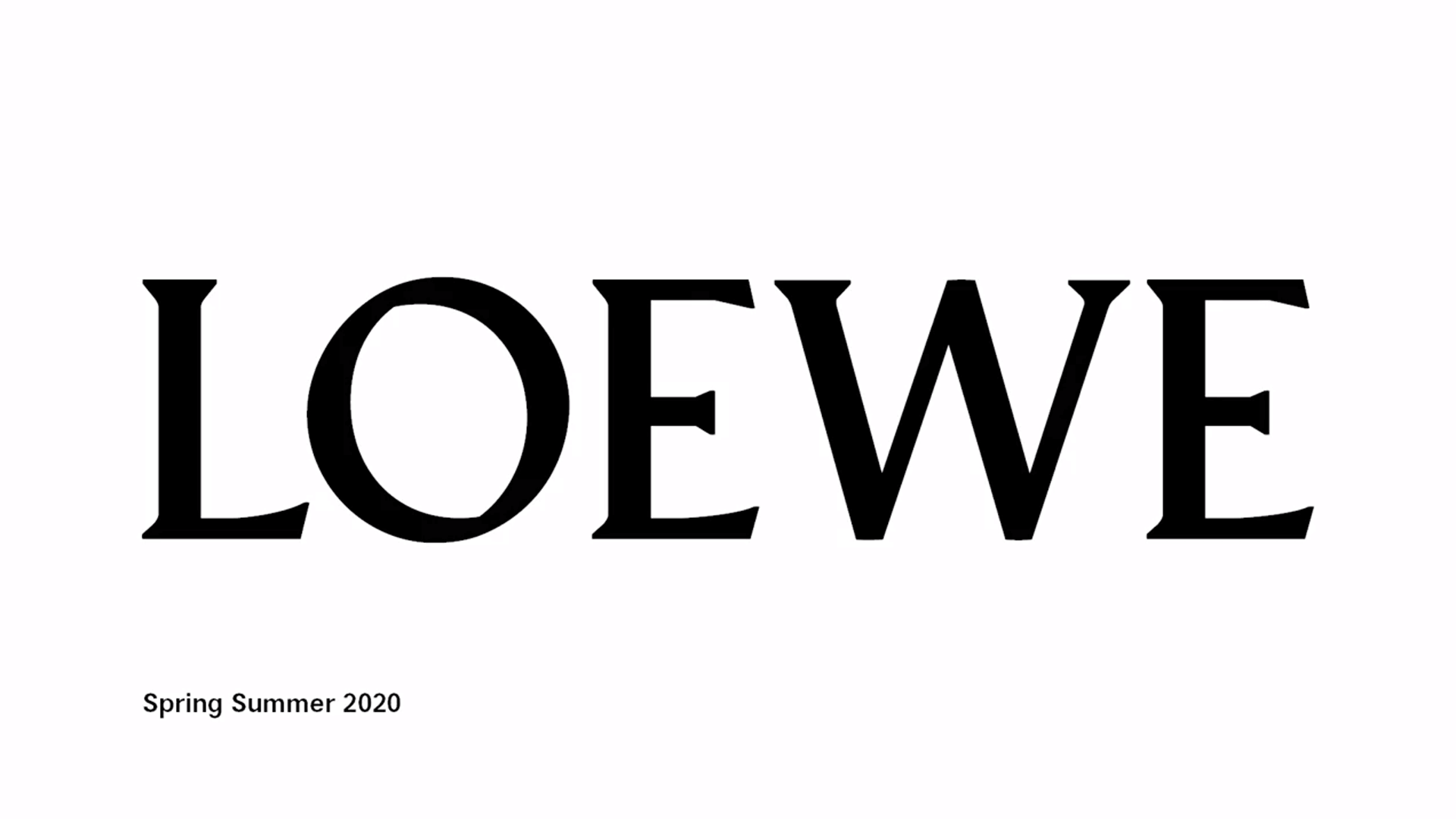 Loewe Spring-Summer 2020 Men Loewe Spring-Summer 2020 Men Show