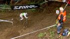 CHAMPERY DH WORLD CUP 2010: Ben Reid's 360 Crash