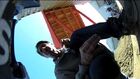 Cam Mccaul Back FLOP off container to asphalt