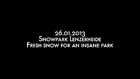 Snowpark Lenzerheide - Fresh Snow, Freeski and an insane park - 26.01.2013