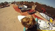 Dakhla Festival/ Stephane & Nicole riding the Naish core wave and the Gun sails.