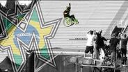 Aaron Wheelz Fotheringham Makes First Jump on MegaRamp in Wheelchair