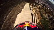 Extreme downhill trail Descenso del Condor in La Paz Bolivia