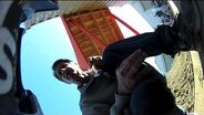 Cam Mccaul Back FLOP off container to asphalt