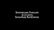 Snowpark Ratschings: Snowboard Parklaps - 31-01-2013