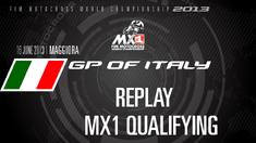 MX GP of Italy 2013 - Replay MX1 Qualifying Race MX GP of Italy 2013 - Replay MX1 Qualifying Race