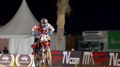 Jeffrey Herlings Emotions Podium MXGP of Qatar 2015 - motocross Jeffrey Herlings Emotions Podium MXGP of Qatar 2015 - motocross