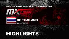 MXGP of Thailand MXGP Qualifying Highlights 2016 MXGP of Thailand MXGP Qualifying Highlights 2016