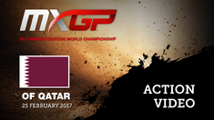 2017 MXGP of Qatar MXGP Race 2 Romain Febvre & Clement Desalle Battle 2017 MXGP of Qatar MXGP Race 2 Romain Febvre & Clement Desalle Battle