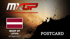MXGP of LATVIA 2017_Postcard #Motocross MXGP of LATVIA 2017_Postcard #Motocross