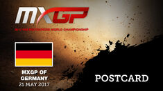 MXGP of Germany 2017_Postcard_Motocross MXGP of Germany 2017_Postcard_Motocross