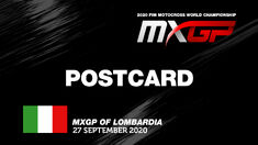 Postcard MXGP of Lombardia 2020 Postcard MXGP of Lombardia 2020