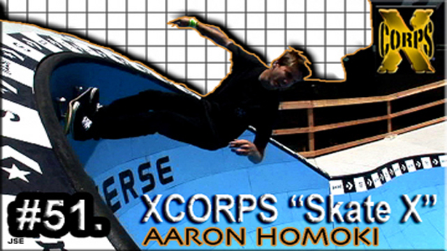 X corps Action Sports TV #51.) SKATE X seg.2